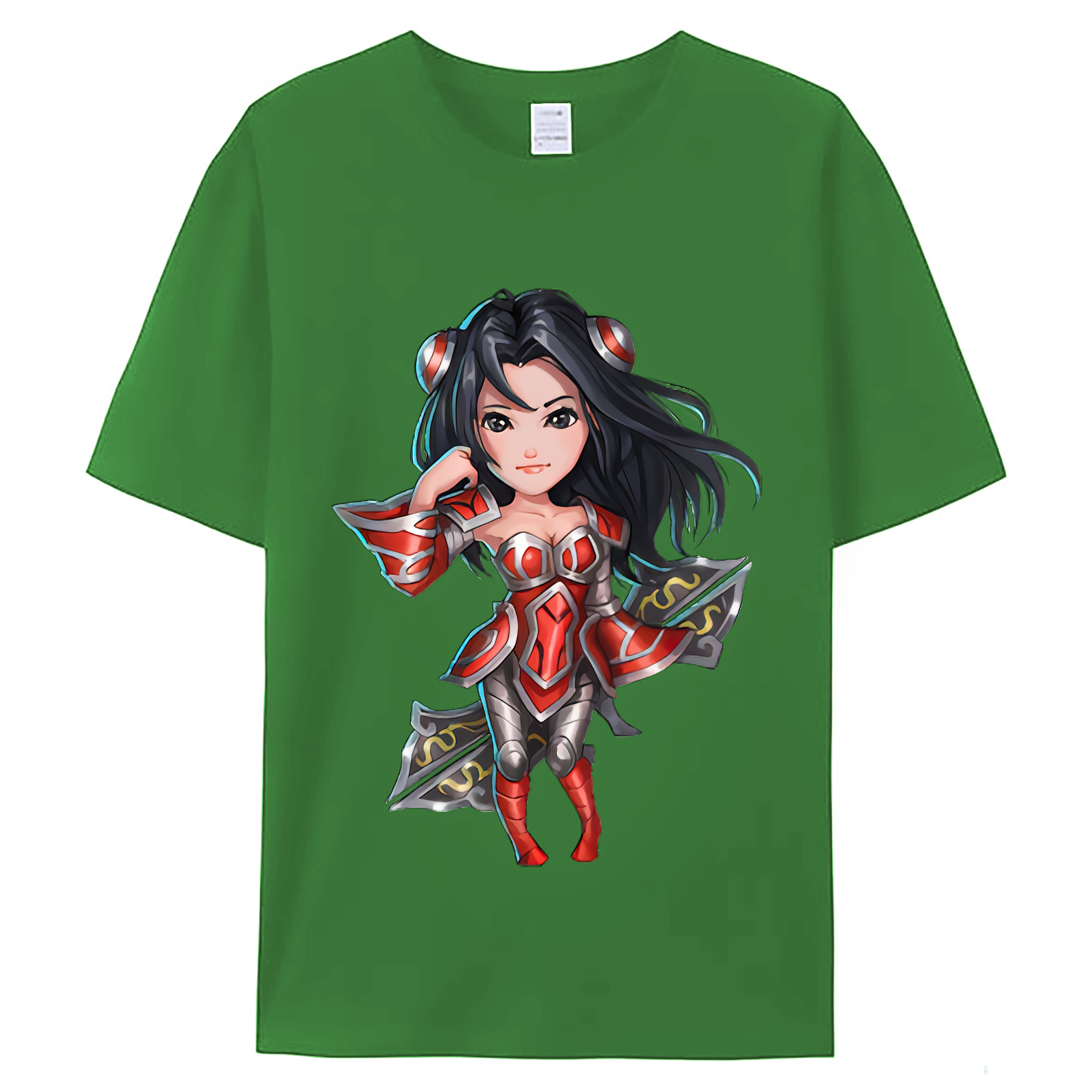 （画像用） リーグ・オブ・レジェンド League of Legends LOL レディースカジュアルプリントTシャツ（綿100％）
